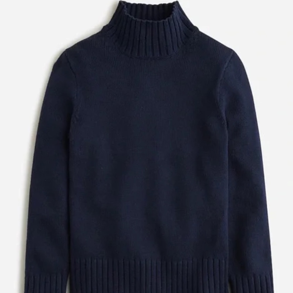 J. Crew Navy Turtleneck Sweater
